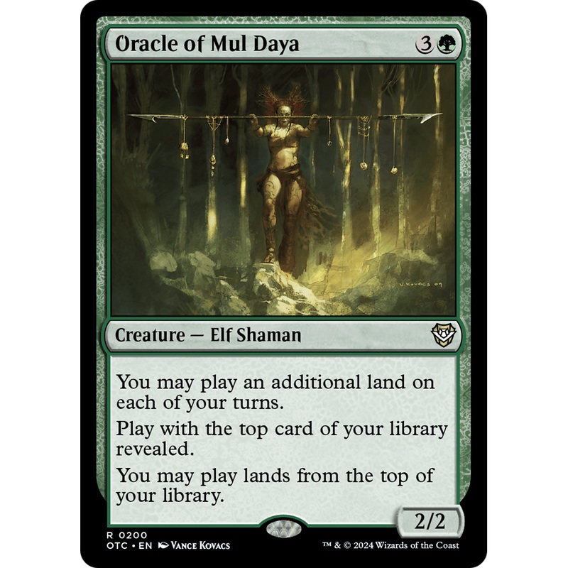 Oracle of Mul Daya (OTC-200) - Outlaws of Thunder Junction Commander
