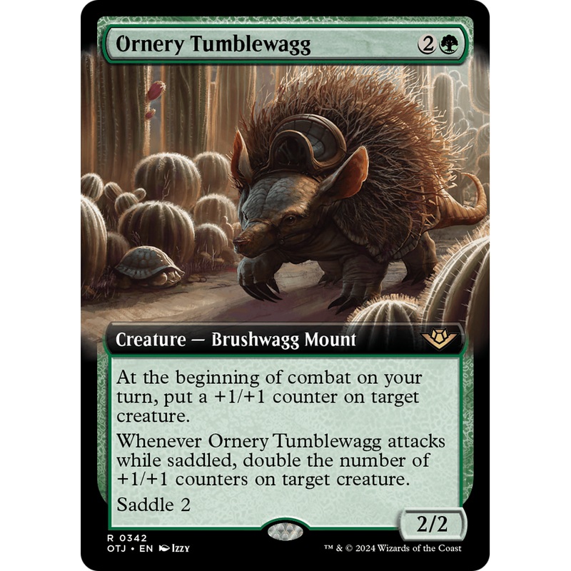 Ornery Tumblewagg (OTJ-342) - Outlaws of Thunder Junction: (Extended Art) Foil