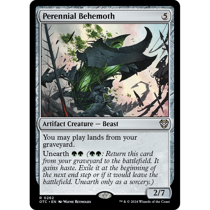 Perennial Behemoth (OTC-262) - Outlaws of Thunder Junction Commander