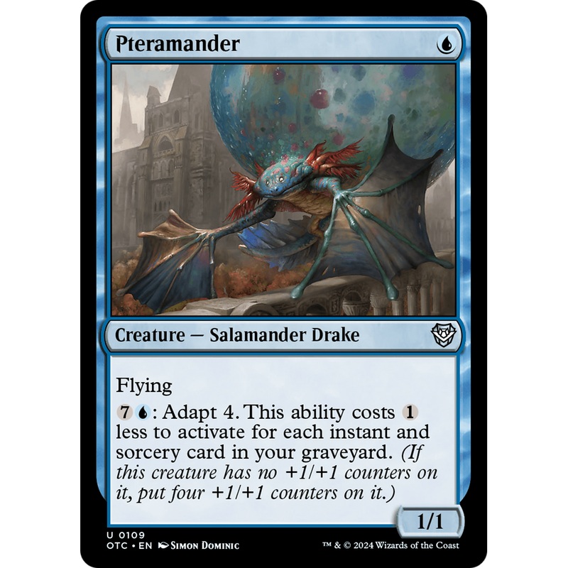 Pteramander (OTC-109) - Outlaws of Thunder Junction Commander