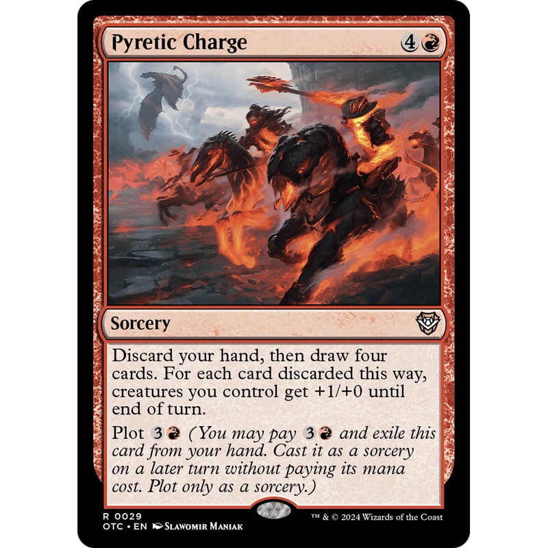 Pyretic Charge (OTC-029) - Outlaws of Thunder Junction Commander