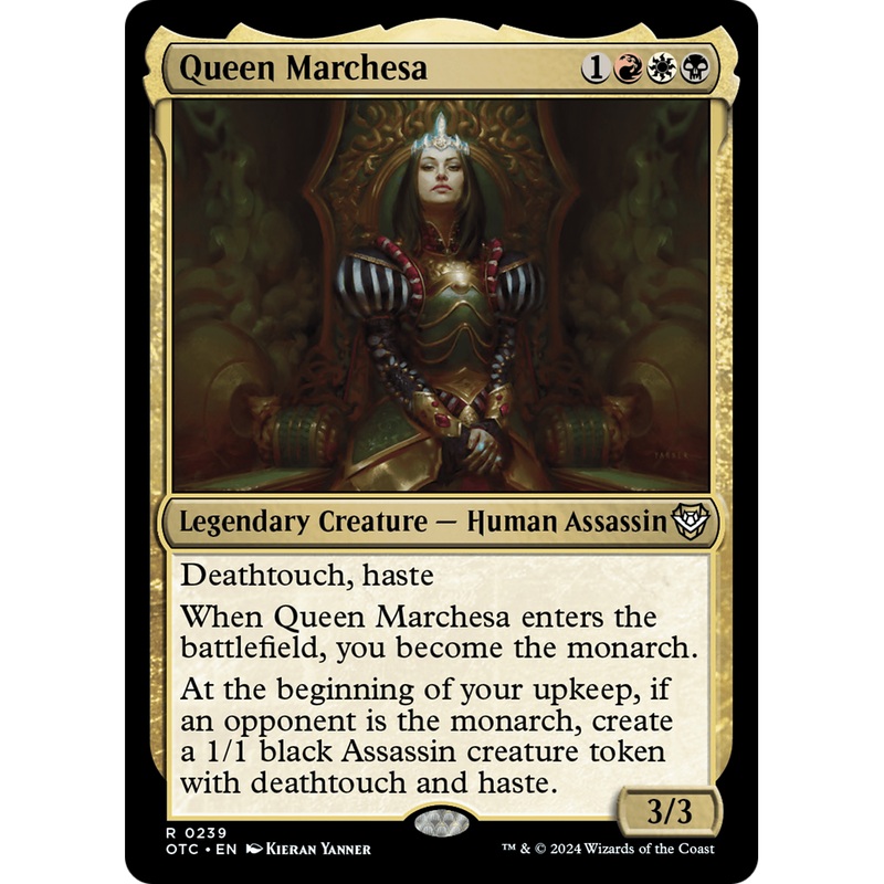 Queen Marchesa (OTC-239) - Outlaws of Thunder Junction Commander