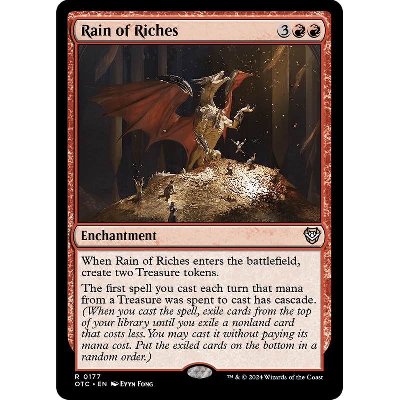Rain of Riches (OTC-177) - Outlaws of Thunder Junction Commander