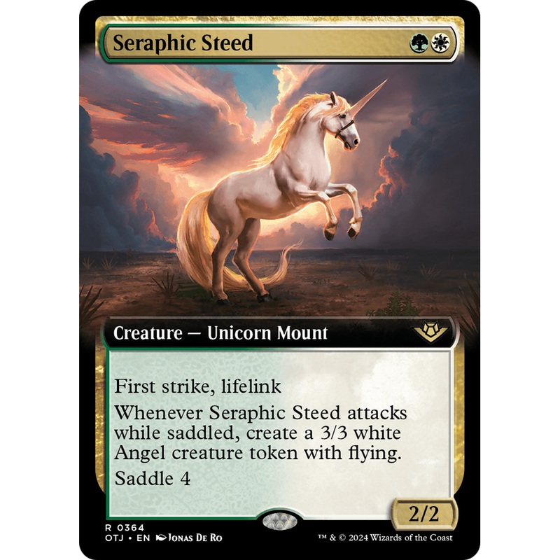 Seraphic Steed (OTJ-364) - Outlaws of Thunder Junction: (Extended Art)