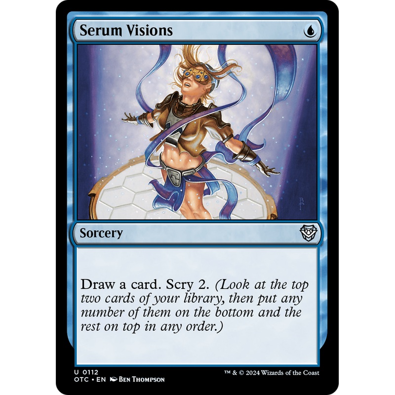 Serum Visions (OTC-112) - Outlaws of Thunder Junction Commander