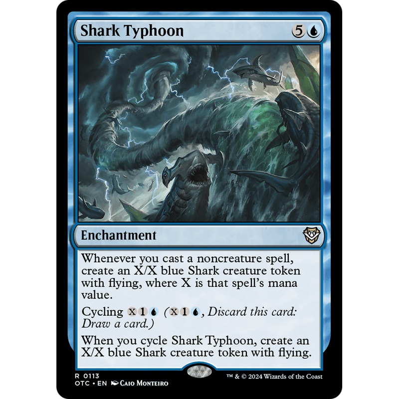 Shark Typhoon (OTC-113) - Outlaws of Thunder Junction Commander