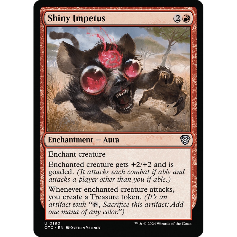 Shiny Impetus (OTC-180) - Outlaws of Thunder Junction Commander