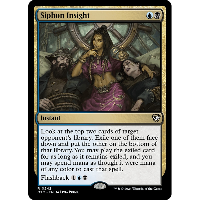 Siphon Insight (OTC-242) - Outlaws of Thunder Junction Commander