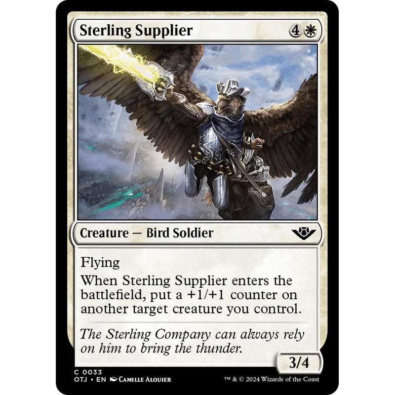 Sterling Supplier (OTJ-033) - Outlaws of Thunder Junction Foil