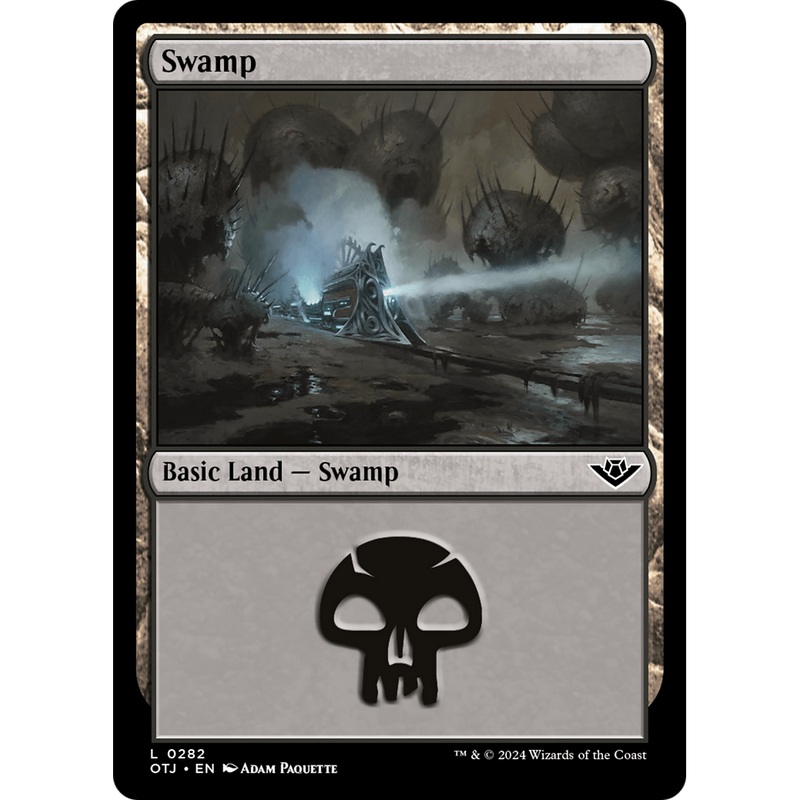 Swamp (OTJ-282) - Outlaws of Thunder Junction