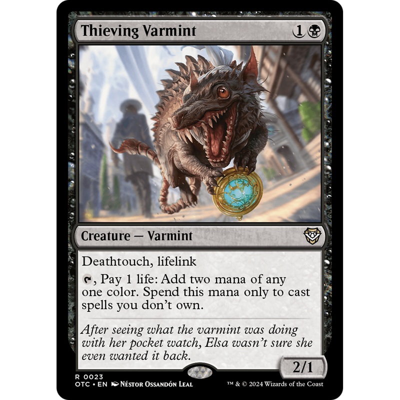 Thieving Varmint (OTC-023) - Outlaws of Thunder Junction Commander