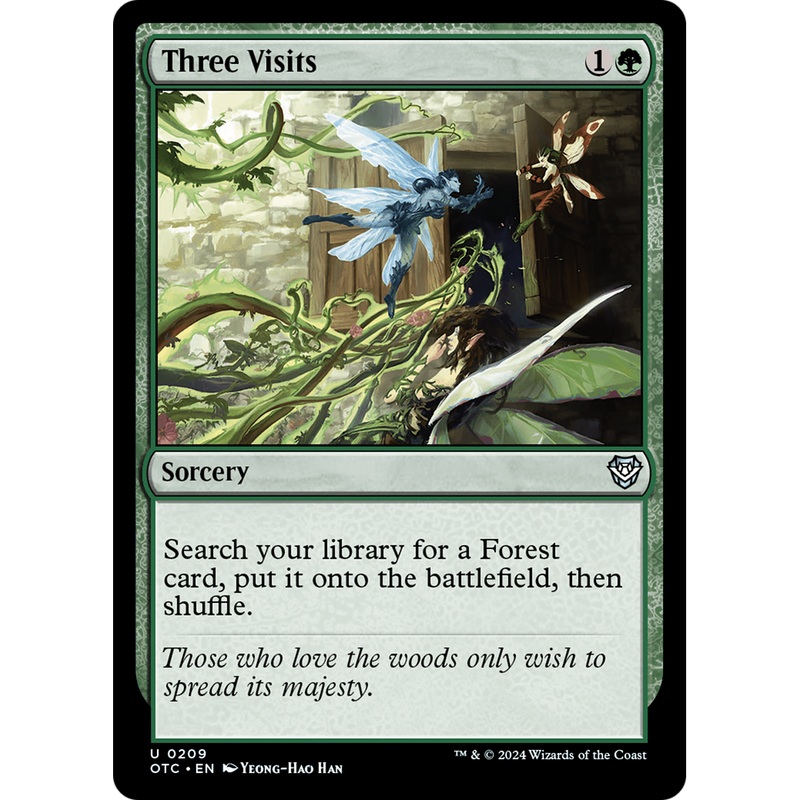 Three Visits (OTC-209) - Outlaws of Thunder Junction Commander