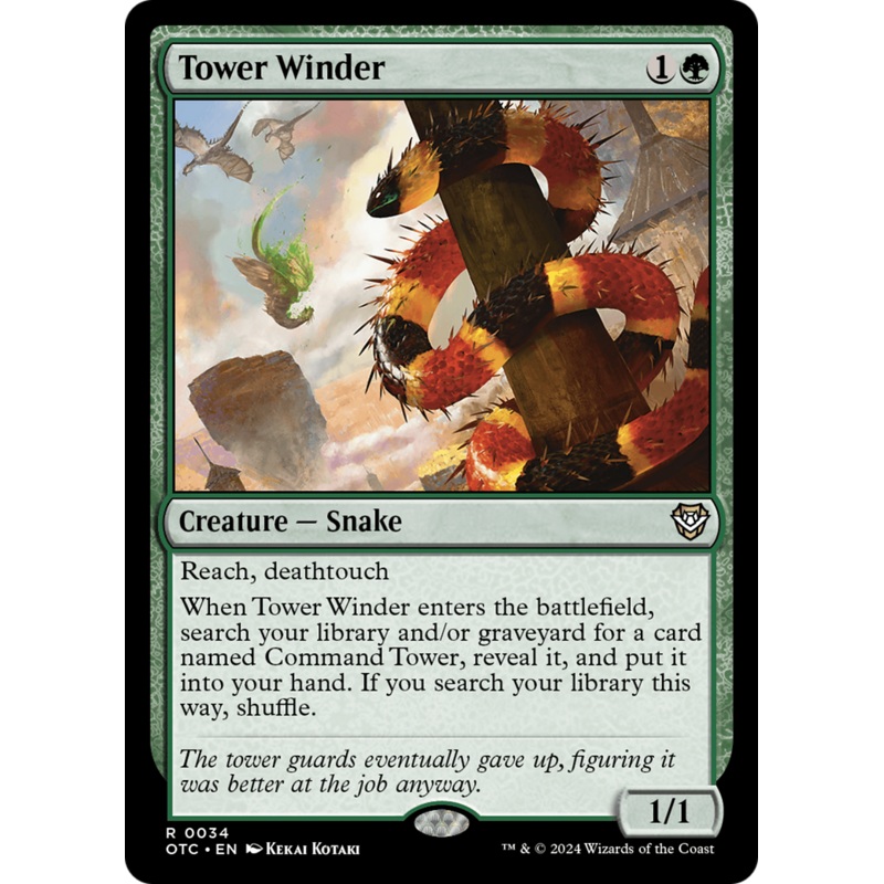 Tower Winder (OTC-034) - Outlaws of Thunder Junction Commander