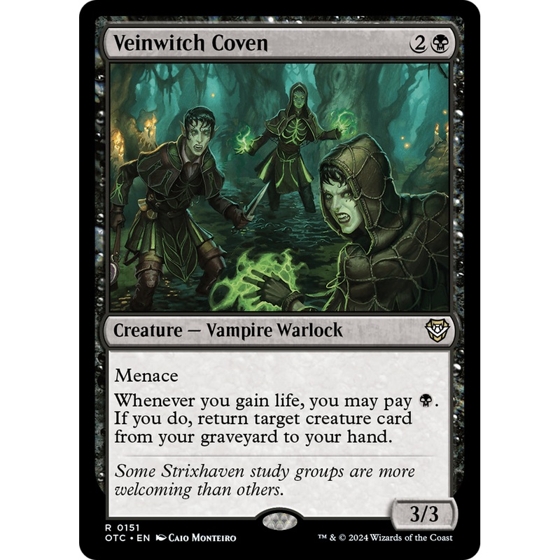 Veinwitch Coven (OTC-151) - Outlaws of Thunder Junction Commander