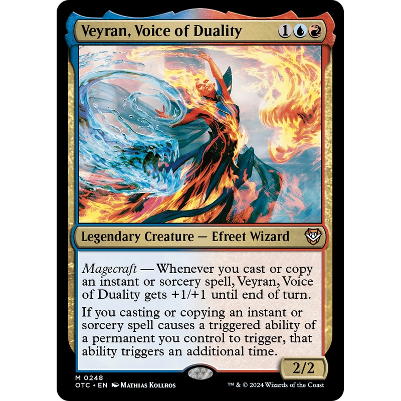 Veyran, Voice of Duality (OTC-248) - Outlaws of Thunder Junction Commander