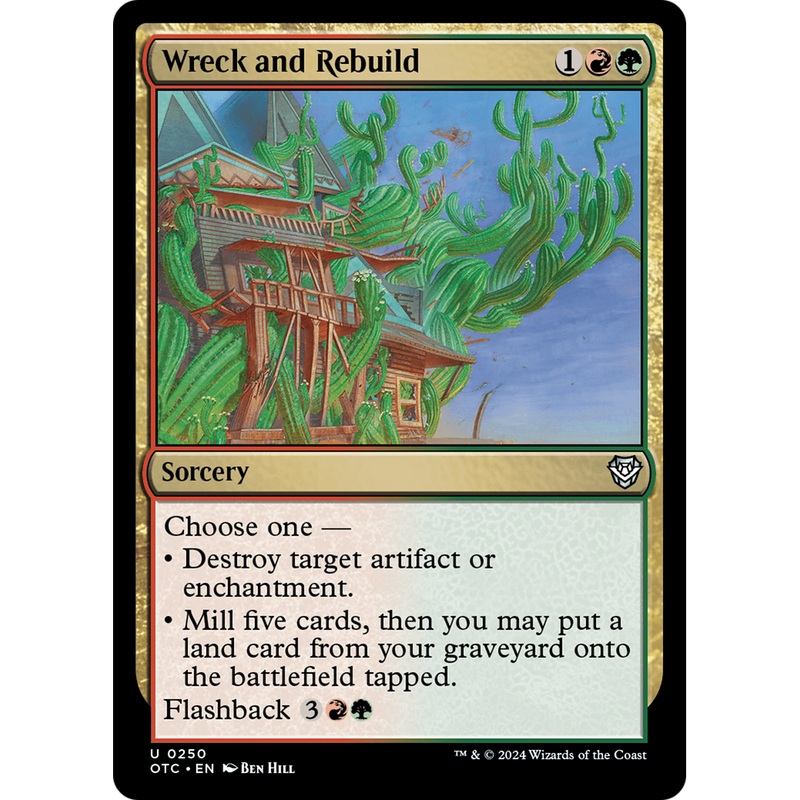 Wreck and Rebuild (OTC-250) - Outlaws of Thunder Junction Commander
