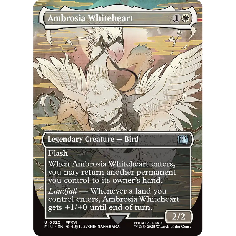 Ambrosia Whiteheart (Borderless) (FIN-325) - FINAL FANTASY (Borderless) Foil