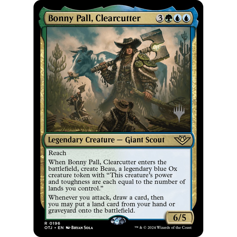Bonny Pall, Clearcutter (PPOTJ-196P) - Outlaws of Thunder Junction Promos Foil