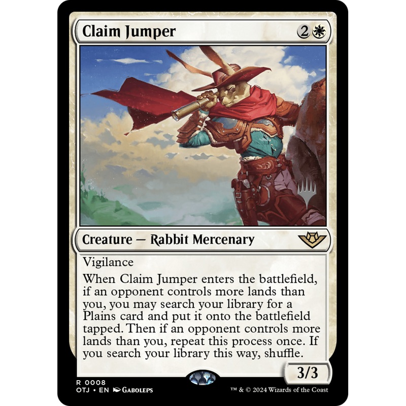 Claim Jumper (PPOTJ-08P) - Outlaws of Thunder Junction Promos