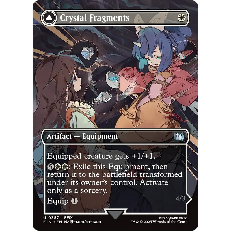 Crystal Fragments // Summon: Alexander (FIN-357) - FINAL FANTASY: (enchantment) (Borderless)