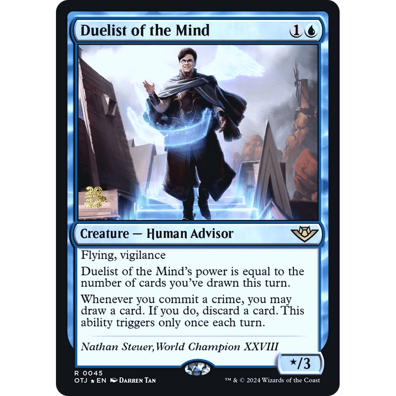 Duelist of the Mind (PRE-45S) - Outlaws of Thunder Junction Promos Foil