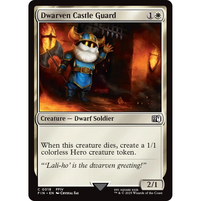 Dwarven Castle Guard (FIN-018) - FINAL FANTASY