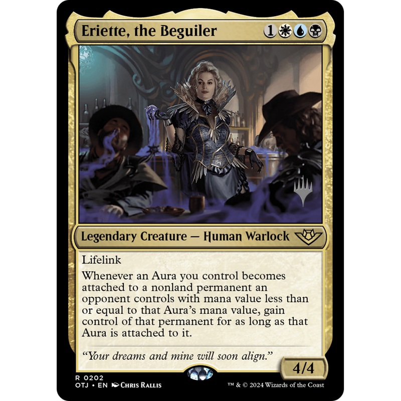 Eriette, the Beguiler (PPOTJ-202P) - Outlaws of Thunder Junction Promos
