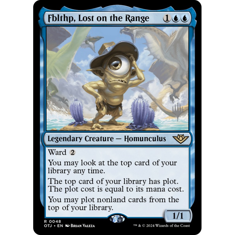 Fblthp, Lost on the Range (PPOTJ-48P) - Outlaws of Thunder Junction Promos