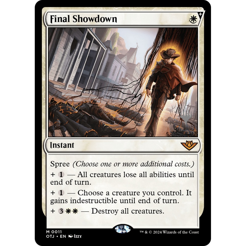 Final Showdown (PPOTJ-11P) - Outlaws of Thunder Junction Promos Foil