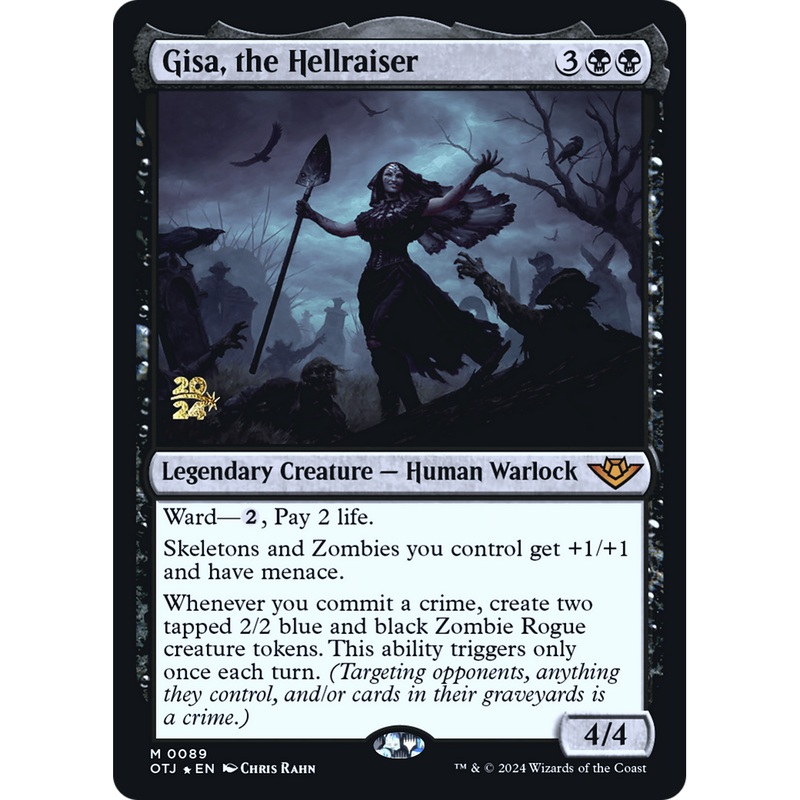 Gisa, the Hellraiser (PRE-89S) - Outlaws of Thunder Junction Promos Foil