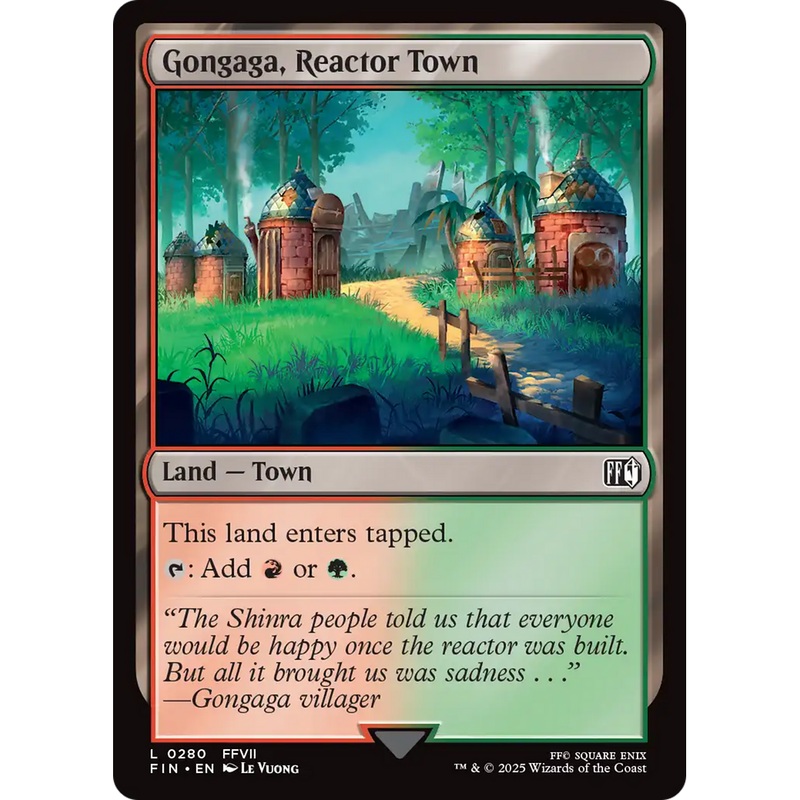 Gongaga, Reactor Town (FIN-280) - FINAL FANTASY Foil