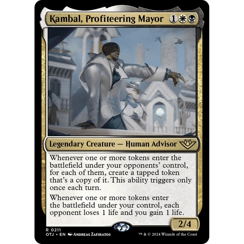 Kambal, Profiteering Mayor (PPOTJ-211P) - Outlaws of Thunder Junction Promos