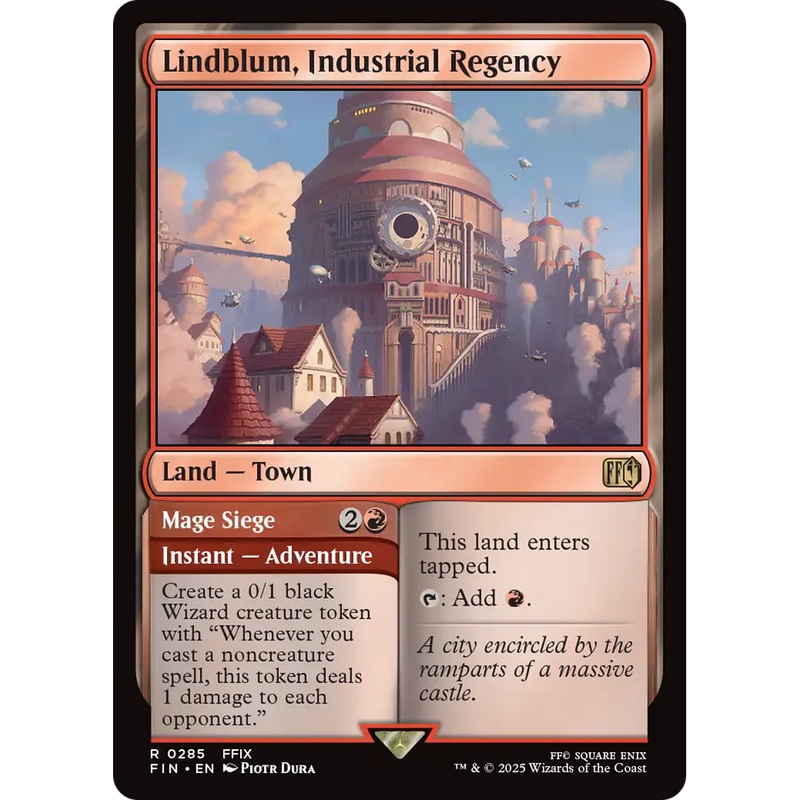Lindblum, Industrial Regency // Mage Siege (FIN-285) - FINAL FANTASY Foil