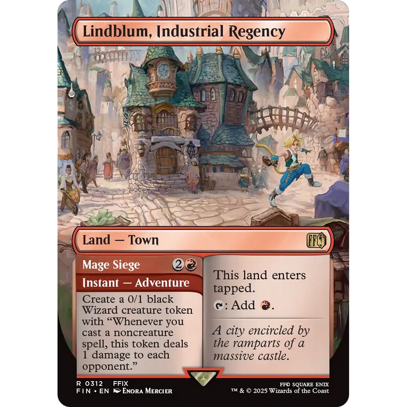 Lindblum, Industrial Regency // Mage Siege (FIN-312) - FINAL FANTASY (Borderless)