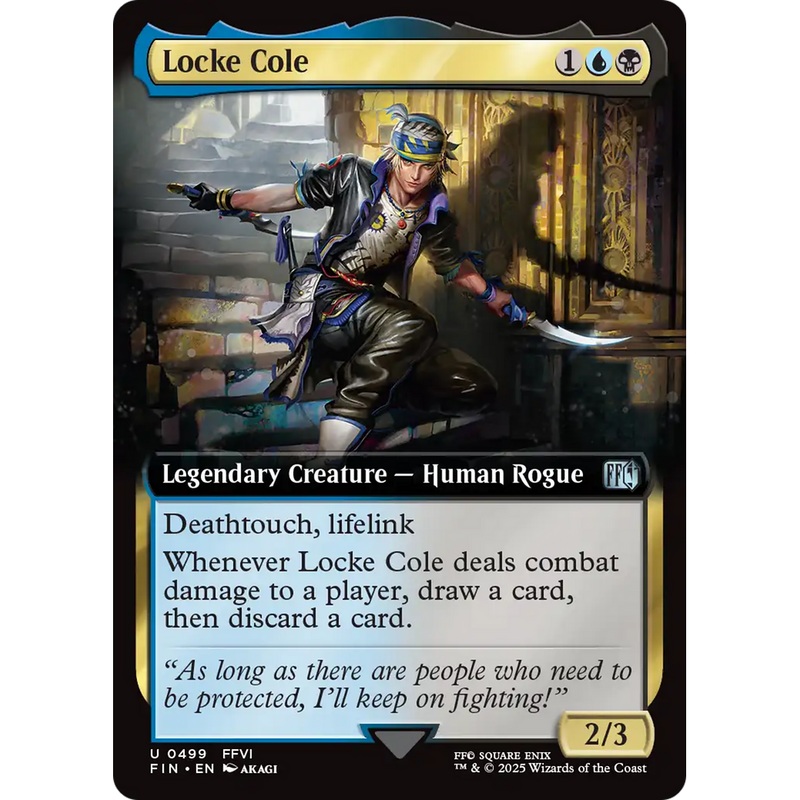 Locke Cole (FIN-499) - FINAL FANTASY: (Extended Art) Foil