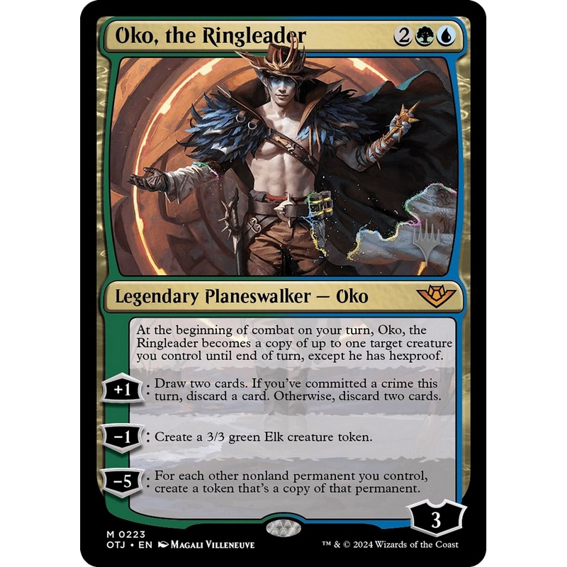Oko, the Ringleader (PPOTJ-223P) - Outlaws of Thunder Junction Promos Foil