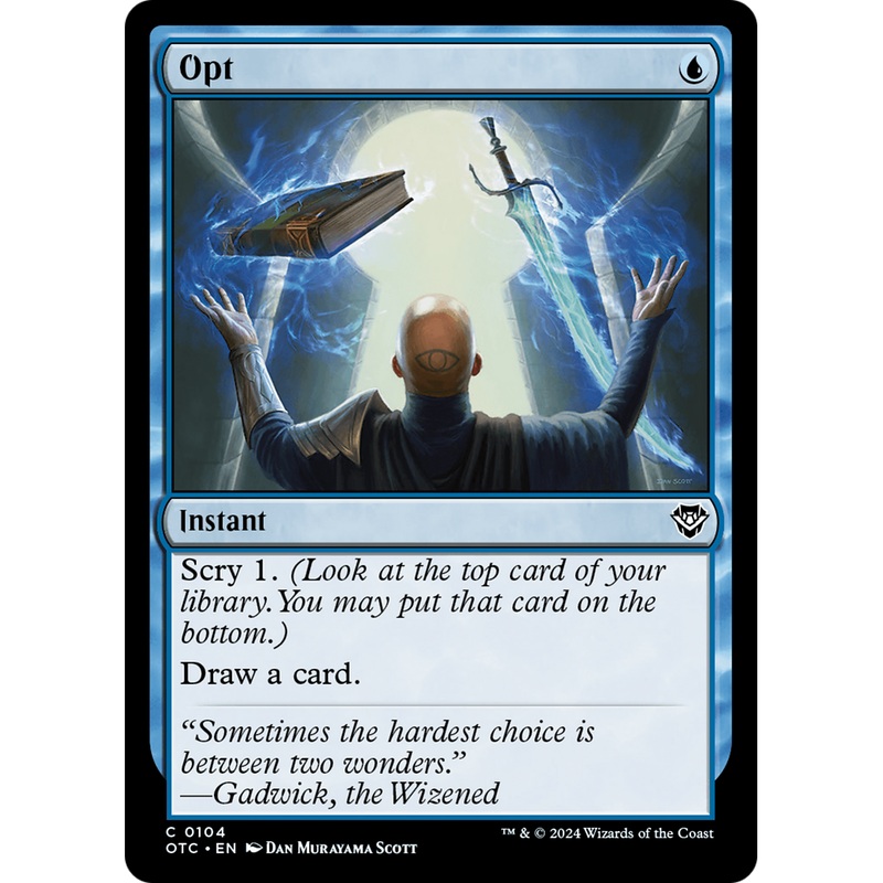 Opt (OTC-104) - Outlaws of Thunder Junction Commander