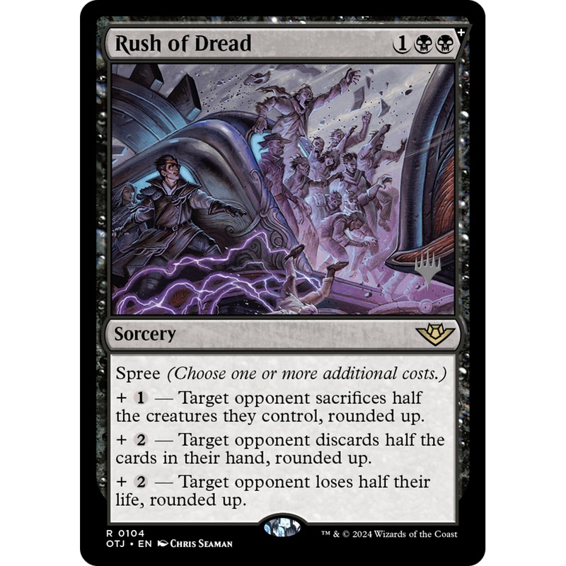 Rush of Dread (PPOTJ-104P) - Outlaws of Thunder Junction Promos