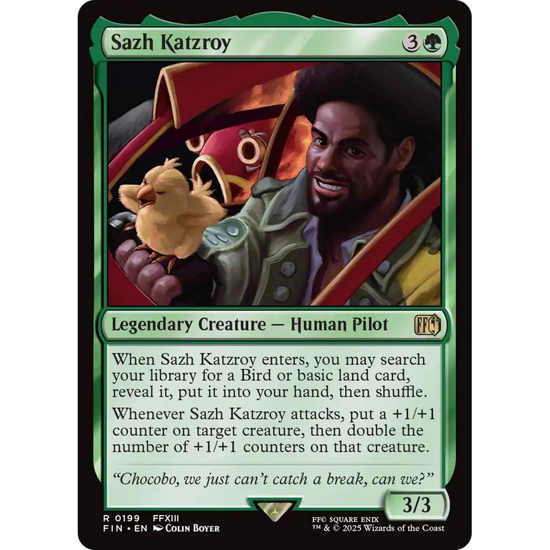 Sazh Katzroy (FIN-199) - FINAL FANTASY Foil