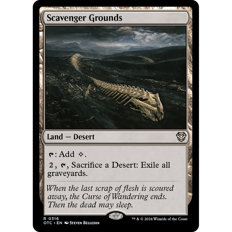Scavenger Grounds (OTC-316) - Outlaws of Thunder Junction Commander
