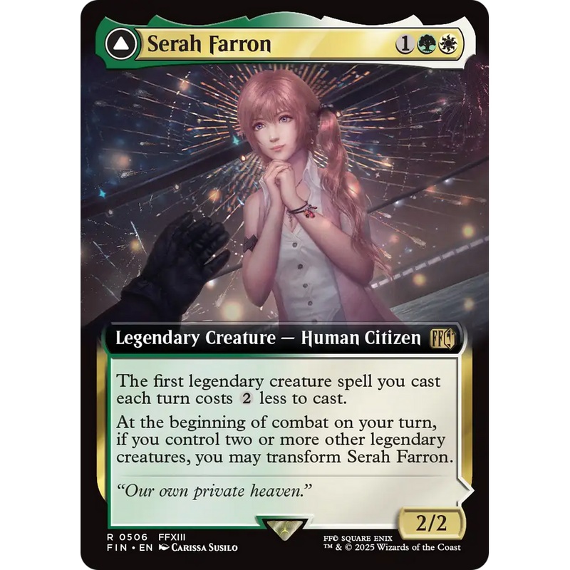 Serah Farron // Crystallized Serah (FIN-506) - FINAL FANTASY: (Extended Art) Foil