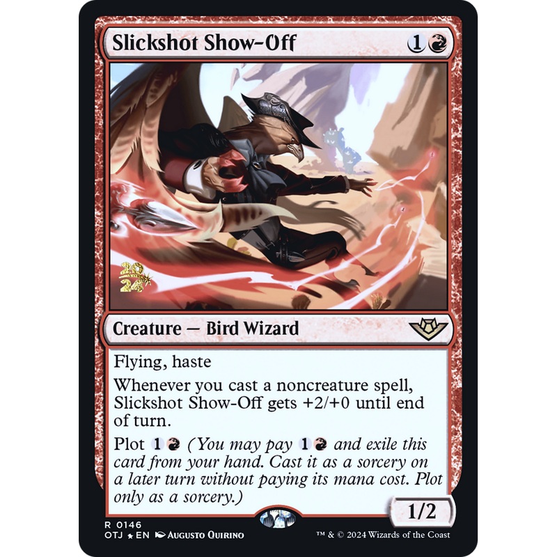 Slickshot Show-Off (PRE-146S) - Outlaws of Thunder Junction Promos Foil