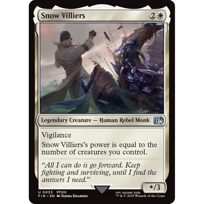 Snow Villiers (FIN-033) - FINAL FANTASY Foil