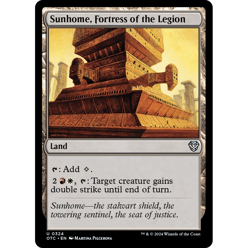 Sunhome, Fortress of the Legion (OTC-324) - Outlaws of Thunder Junction Commander