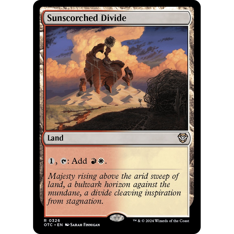 Sunscorched Divide (OTC-326) - Outlaws of Thunder Junction Commander
