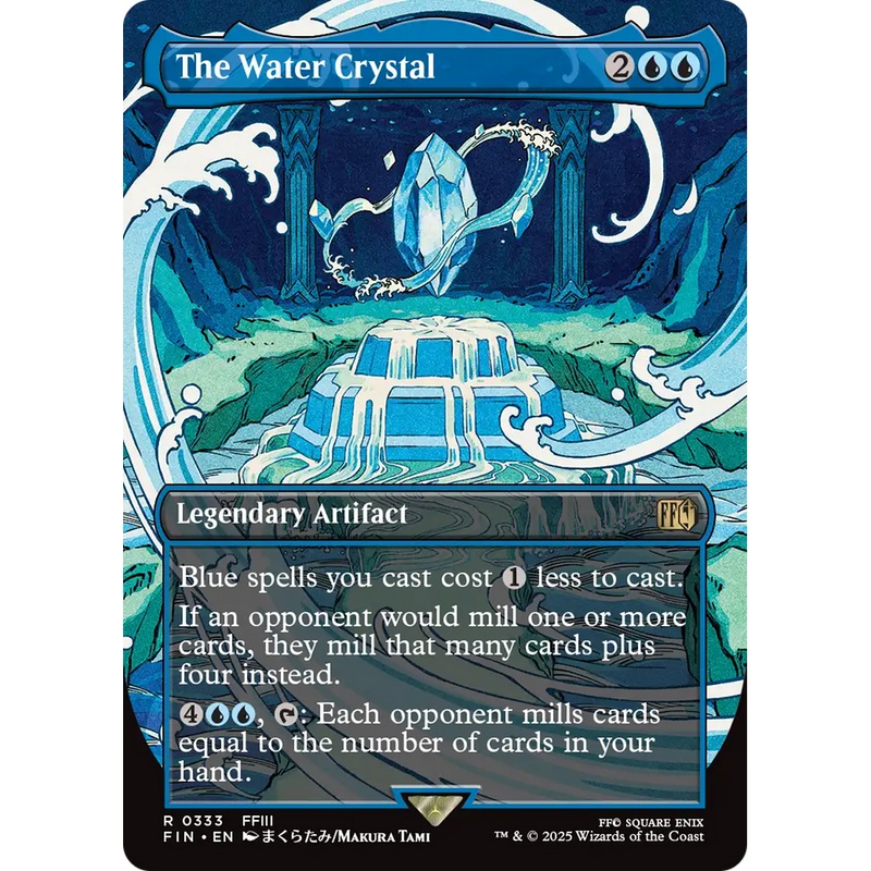 The Water Crystal (FIN-333) - FINAL FANTASY (Borderless)