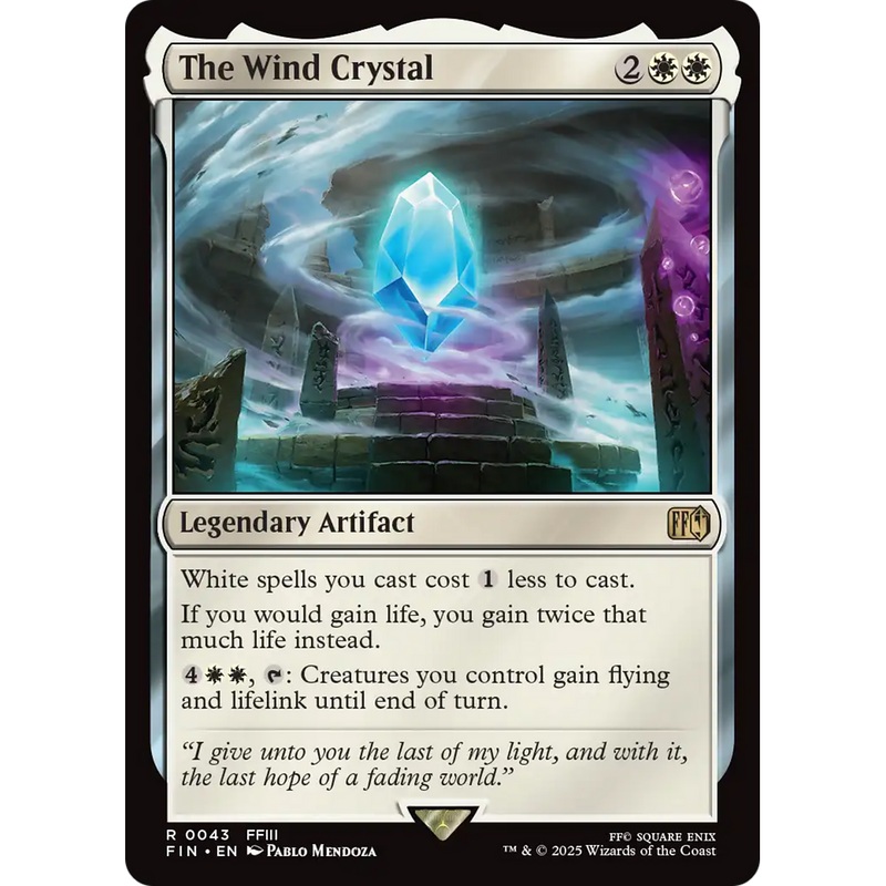 The Wind Crystal (FIN-043) - FINAL FANTASY Foil