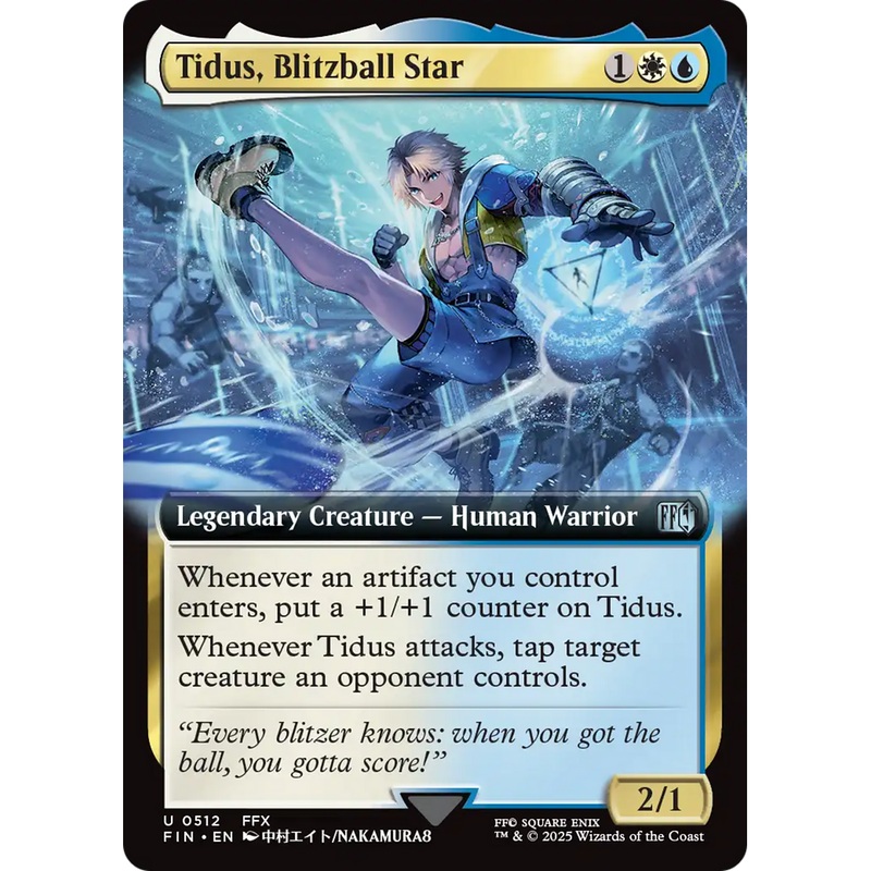Tidus, Blitzball Star (FIN-512) - FINAL FANTASY: (Extended Art) Foil
