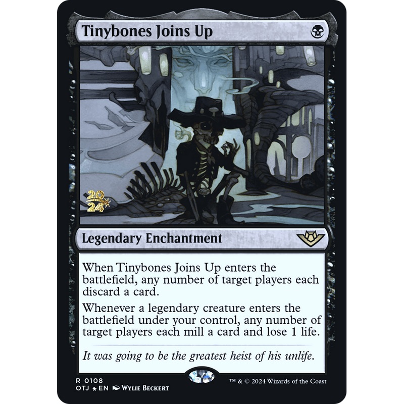 Tinybones Joins Up (PRE-108S) - Outlaws of Thunder Junction Promos Foil