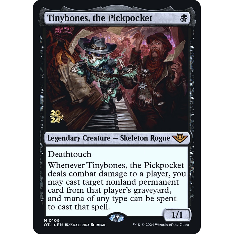 Tinybones, the Pickpocket (PRE-109S) - Outlaws of Thunder Junction Promos Foil